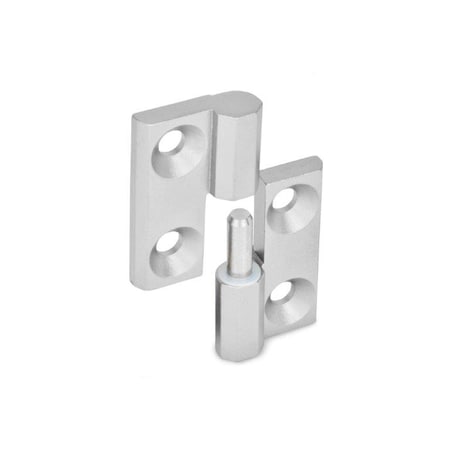 J.W. Winco GN337-NI-60-60-A-1-GS Lift-Off Hinge 337-NI-60-60-A-1-GS